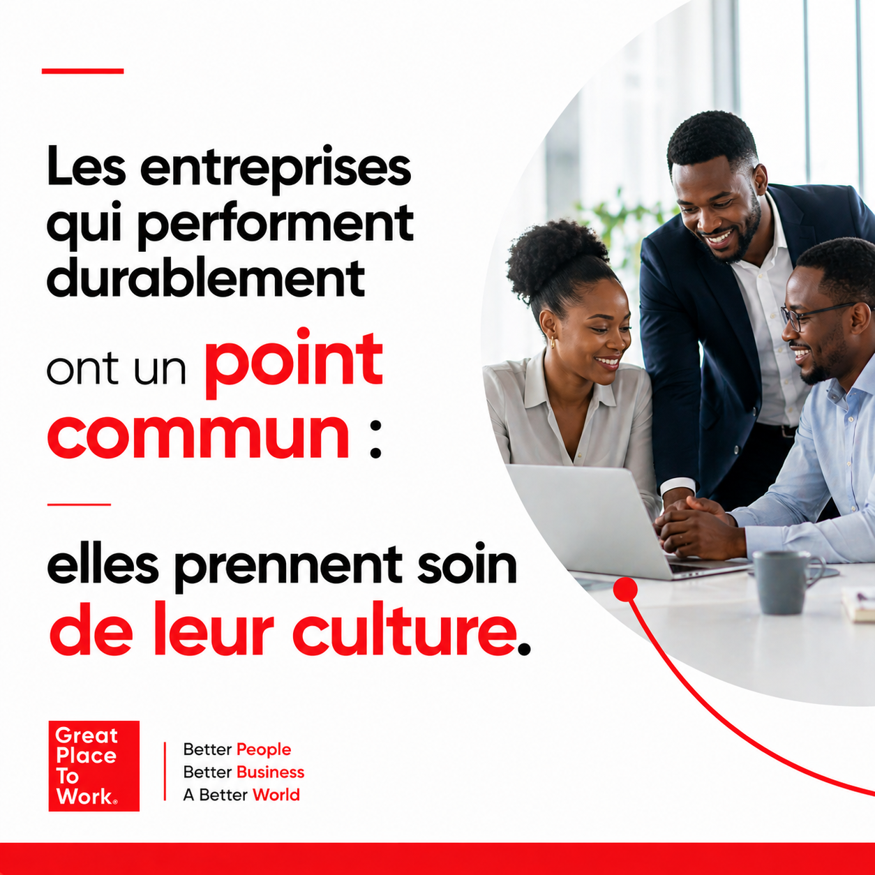 Les entreprises qui performent durablement ont un point commun : elles prennent soin de leur culture, Great Place To Work®